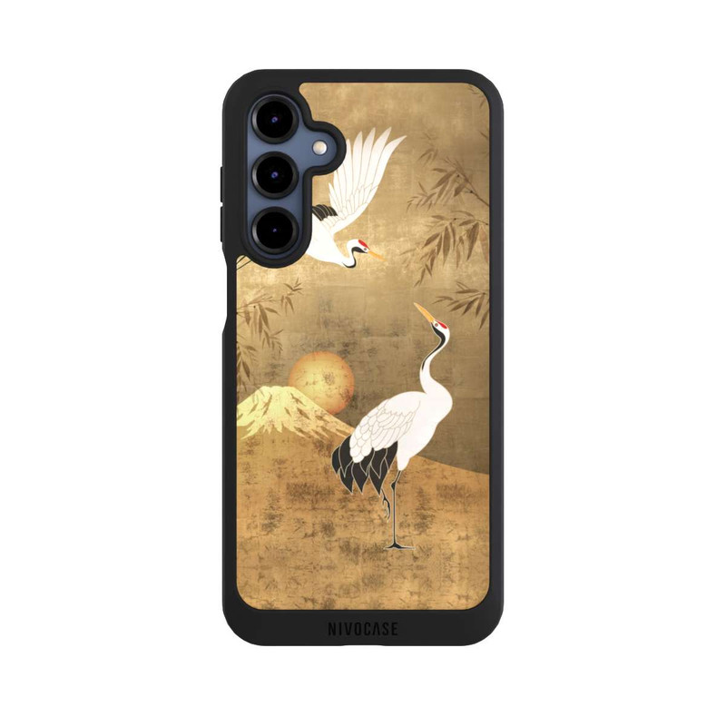 Galaxy A16 5G NIVOpure Cranes Gold Japan 1