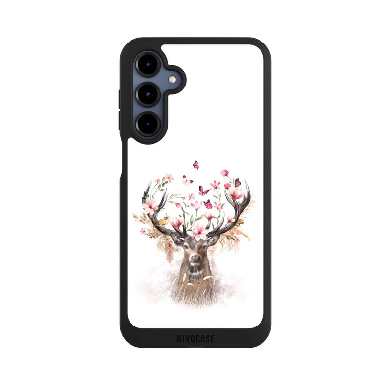 Galaxy A16 5G NIVOpure Hirsch Blumen Geweih