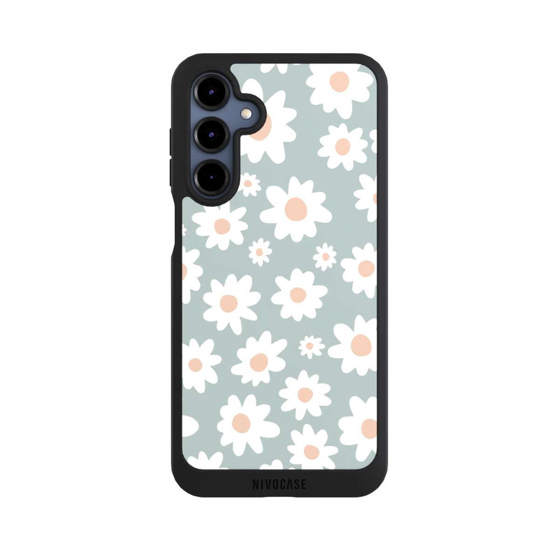 Galaxy A16 5G NIVOpure Daisy Flower Seamless Pattern Green