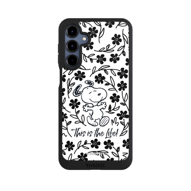 Galaxy A16 5G NIVOpure Snoopy schwarz und weiß This Is The Life
