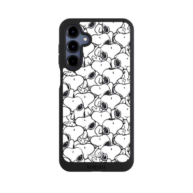 Galaxy A16 5G NIVOpure Snoopy Pattern Noir & Blanc