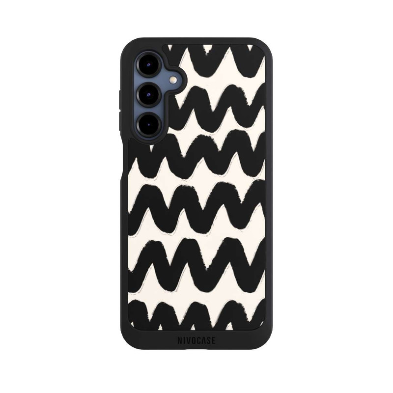 Galaxy A16 5G NIVOpure Black Waves Pattern