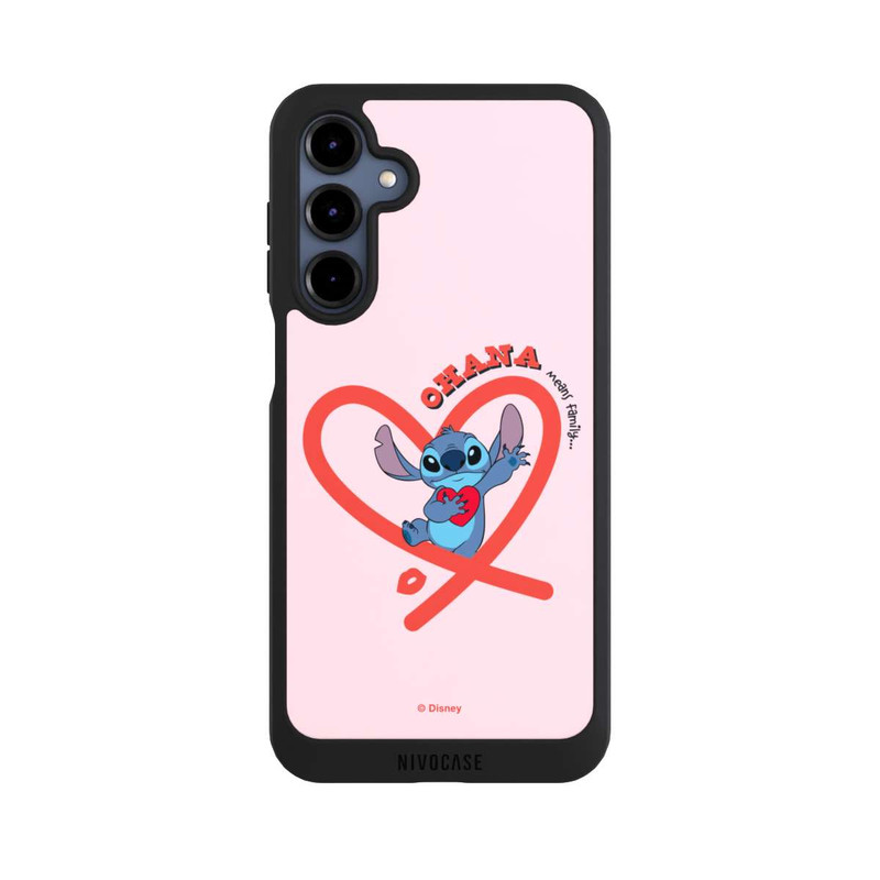 Galaxy A16 5G NIVOpure Stitch Ohana Pink Heart