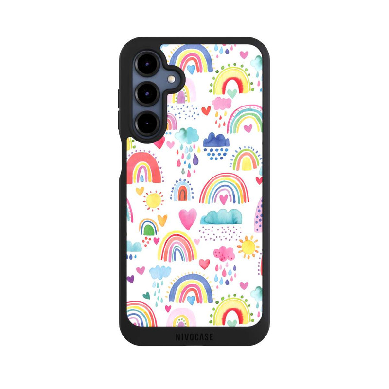 Galaxy A16 5G NIVOpure Lovely Rainbows Multi Red