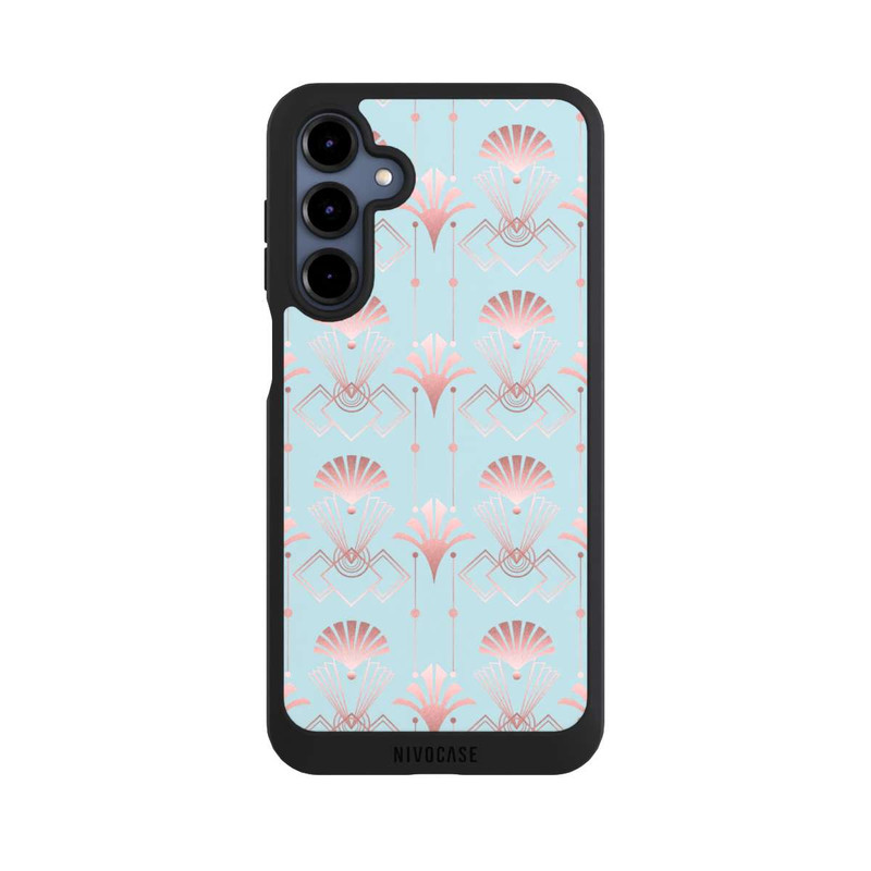 Galaxy A16 5G NIVOpure Art Deco Rose Gold Elegance Blue