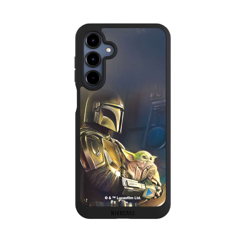 Galaxy A16 5G NIVOpure Mandaloriens et Grogu à l'intérieur du vaisseau