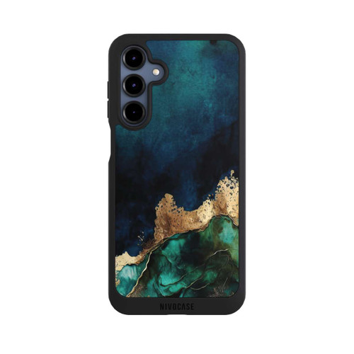 Samsung Galaxy A16 5G NIVOpure Petrolblau mit Gold