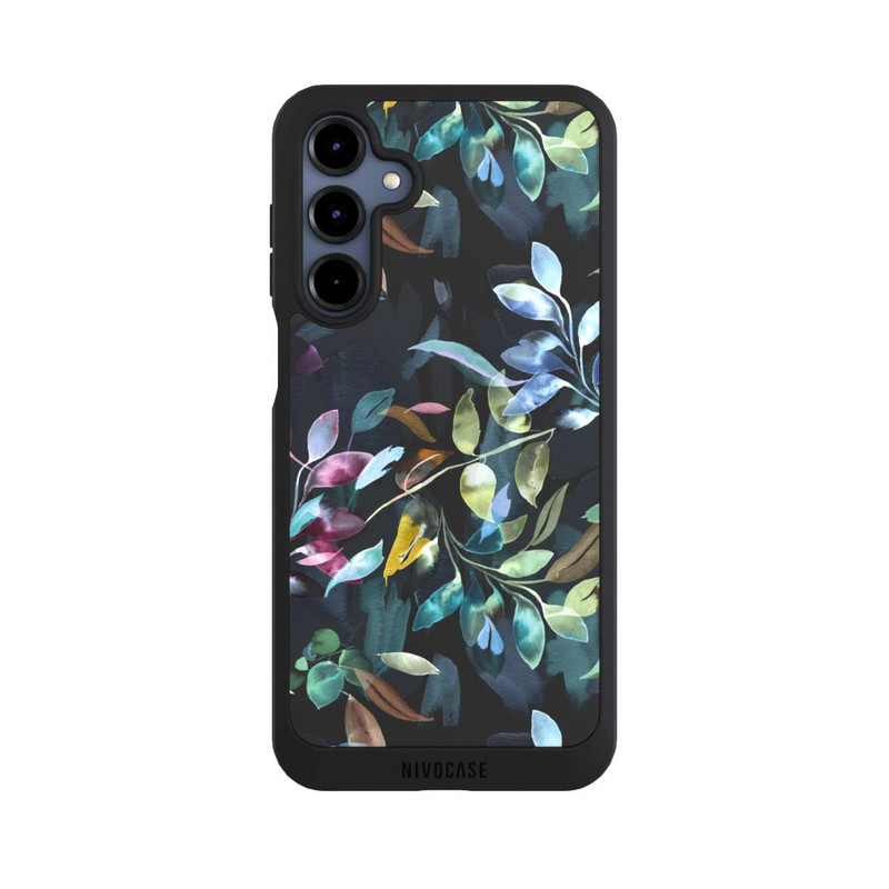 Galaxy A16 5G NIVOpure Aquarelle Feuilles Mystiques Noir