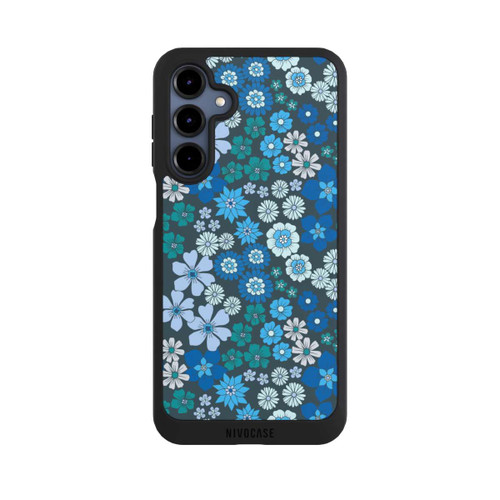 Samsung Galaxy A16 5G NIVOpure Blue Flowers DeinDesign