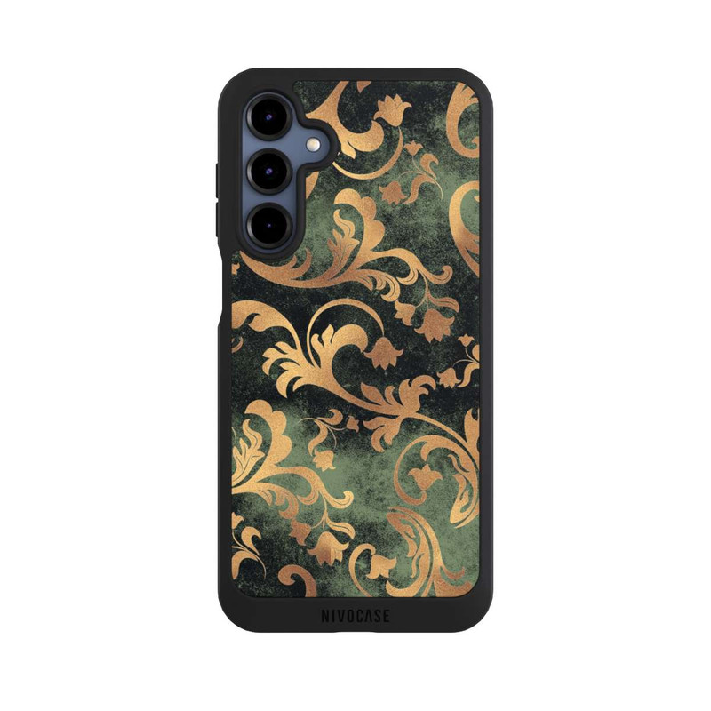 Galaxy A16 5G NIVOpure Damask Wallpaper Dark Green