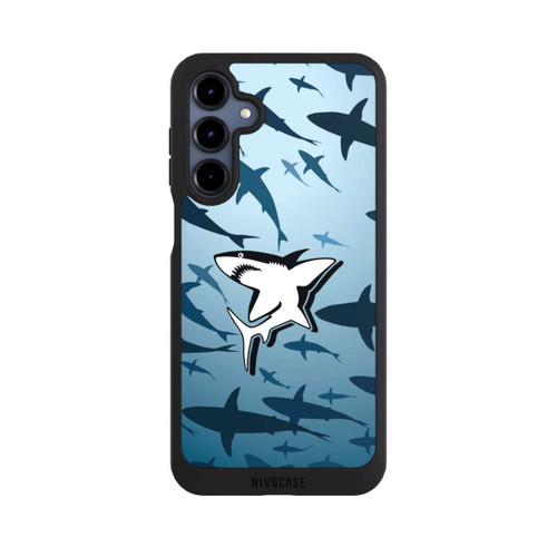 Samsung Galaxy A16 5G NIVOpure Haie Muster Blau