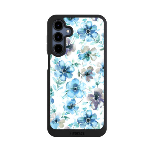 Samsung Galaxy A16 5G NIVOpure Motif de fleurs bleues Tendance