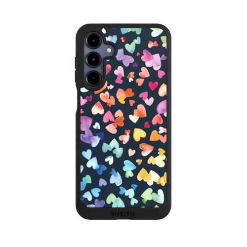 Samsung Galaxy A16 5G NIVOpure Coeurs de la Saint-Valentin noirs