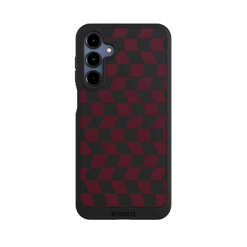 Galaxy A16 5G NIVOpure Rouge vin en damier
