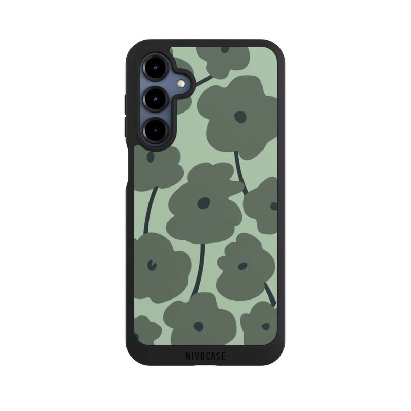 Galaxy A16 5G NIVOpure Fleurs Minimalistes Vertes