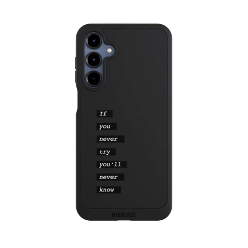 Samsung Galaxy A16 5G NIVOpure If You Try Black Transparent