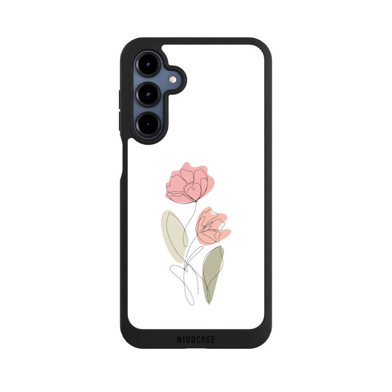 Galaxy A16 5G NIVOpure Flower Line Art Red