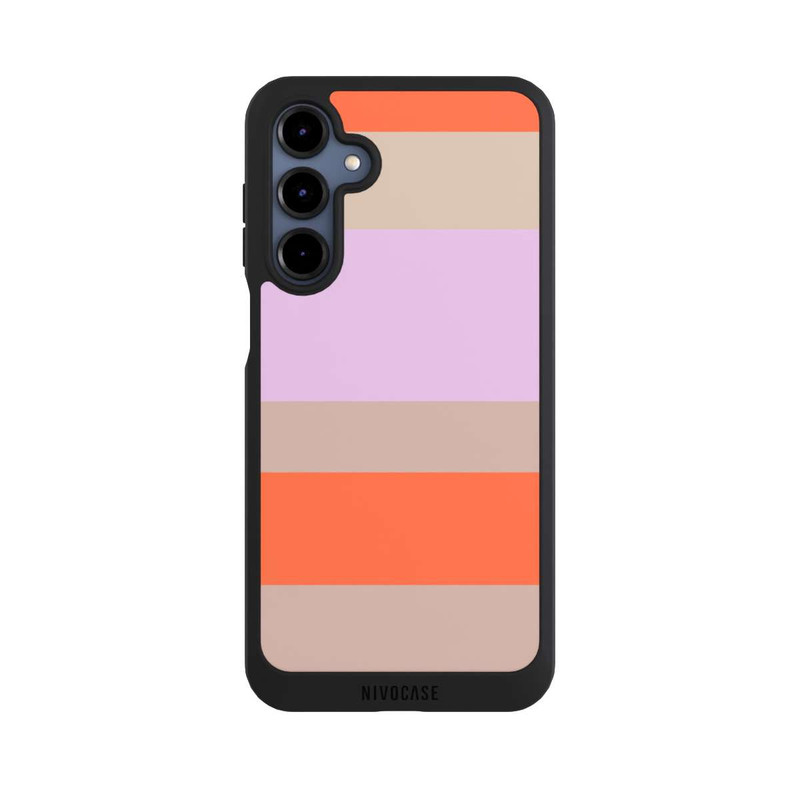 Galaxy A16 5G NIVOpure Moca Lila Orange Stripes