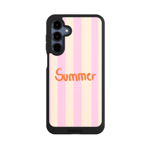 Samsung Galaxy A16 5G NIVOpure Summer Pink And Orange Stripes