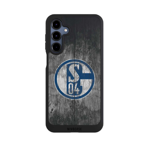 Samsung Galaxy A16 5G NIVOpure Schalke 04 Holz Look