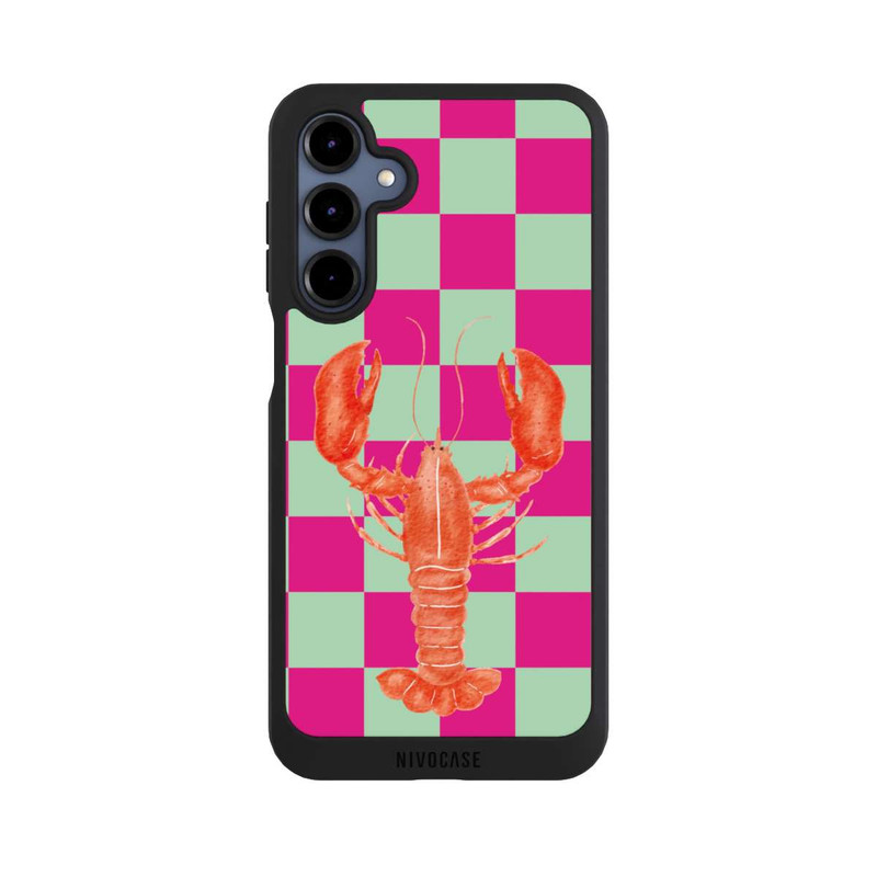 Galaxy A16 5G NIVOpure Pink Checkers Lobster
