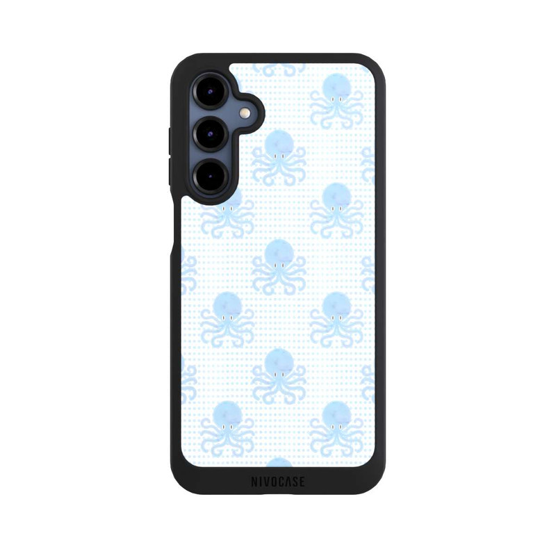 Galaxy A16 5G NIVOpure Blue Watercolor Octopus