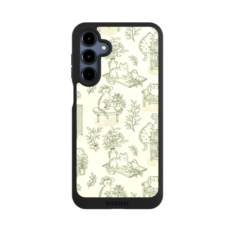 Galaxy A16 5G NIVOpure Chonky Cats Toile de Jouy