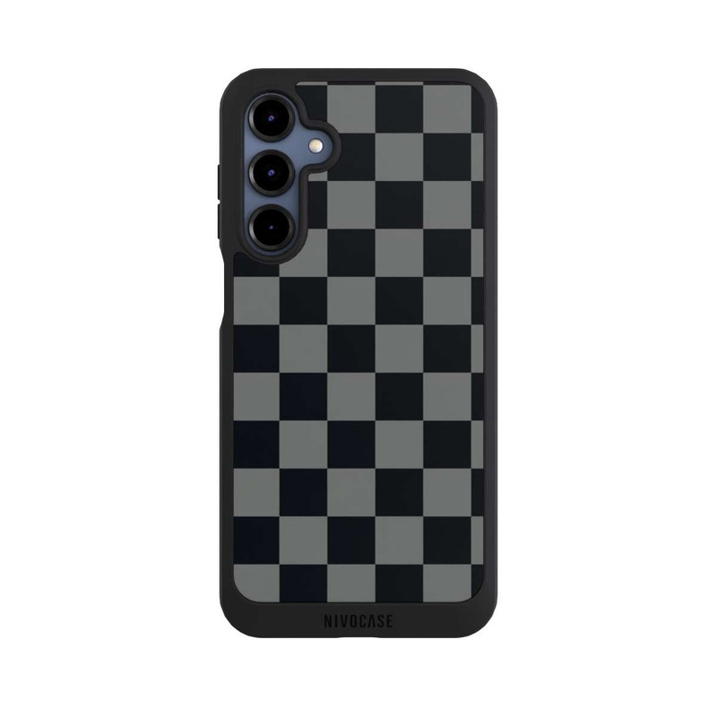 Galaxy A16 5G NIVOpure Schachbrett Schwarz Grau