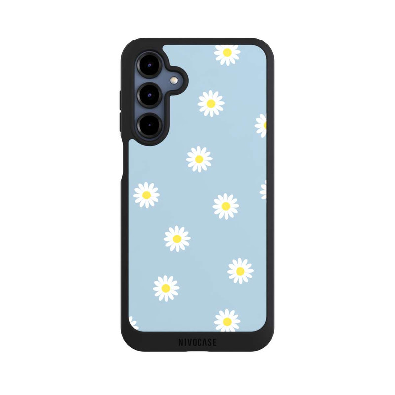 Galaxy A16 5G NIVOpure Gänseblümchen Muster Blau