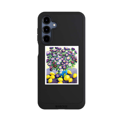Samsung Galaxy A16 5G NIVOpure Purple Asters and Lemons by Christopher Ryland