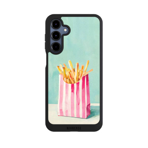 Samsung Galaxy A16 5G NIVOpure Retro Pommes Blau Watercolor