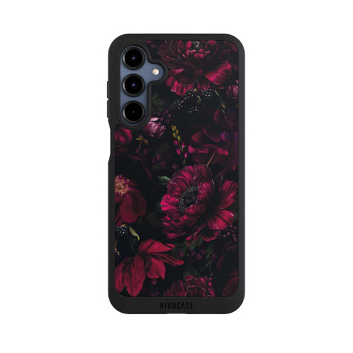 Samsung Galaxy A16 5G NIVOpure Dunkle Rote Blumen Liebe