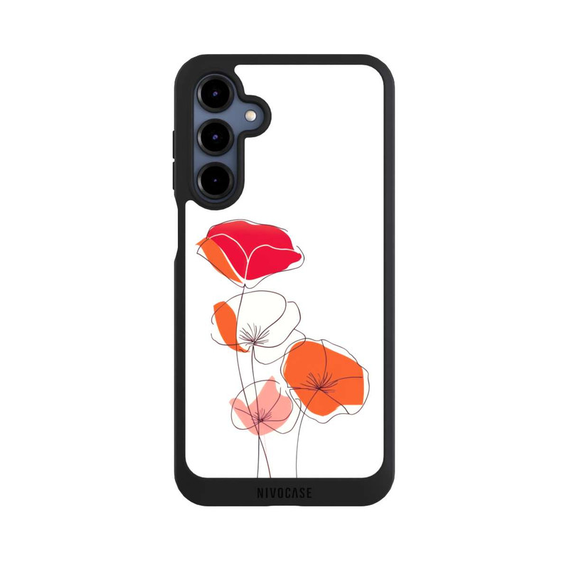 Galaxy A16 5G NIVOpure Mohn Line Art