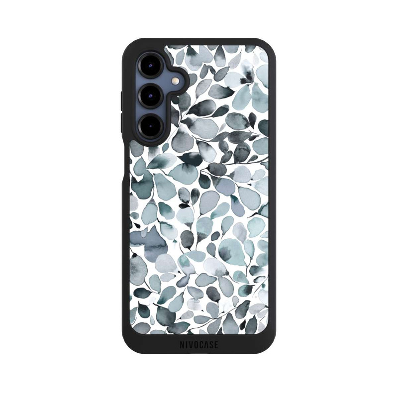 Galaxy A16 5G NIVOpure Eukalyptus Aquarell Blätter Grau
