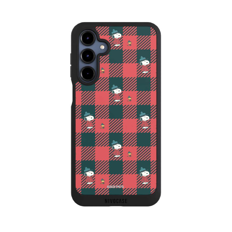 Galaxy A16 5G NIVOpure Peanuts Red Tartan Pattern