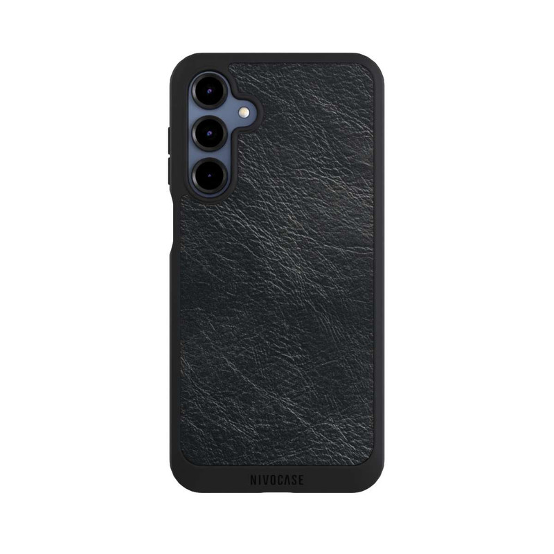 Galaxy A16 5G NIVOpure Schwarzer Lederlook Hintergrund