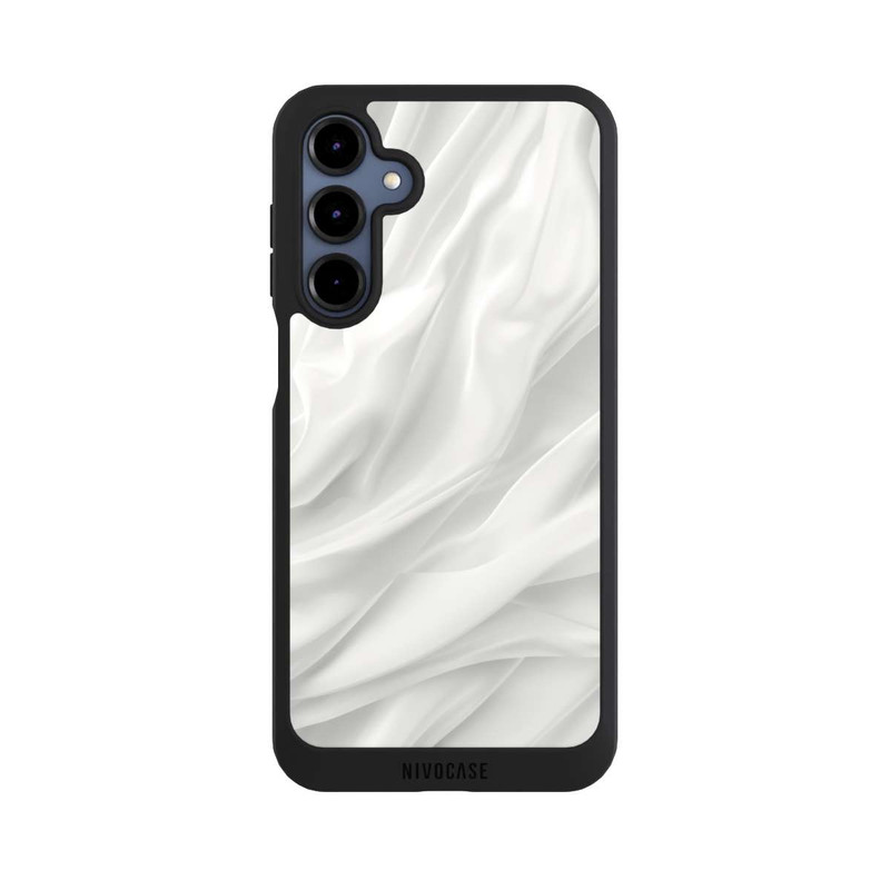 Galaxy A16 5G NIVOpure White Satin Smooth Texture With AI