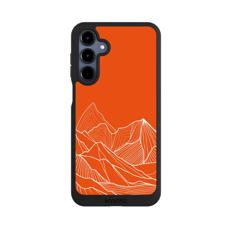 Galaxy A16 5G NIVOpure Höhenlinien Berg Orange