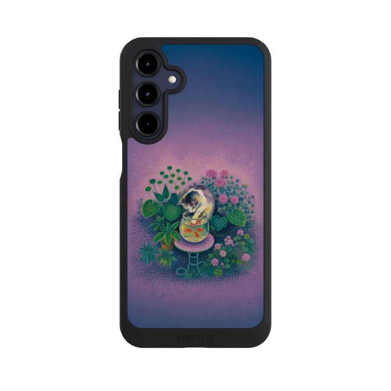 Galaxy A16 5G NIVOpure Goldfische von Matisse mit angelnder Katze mit KI