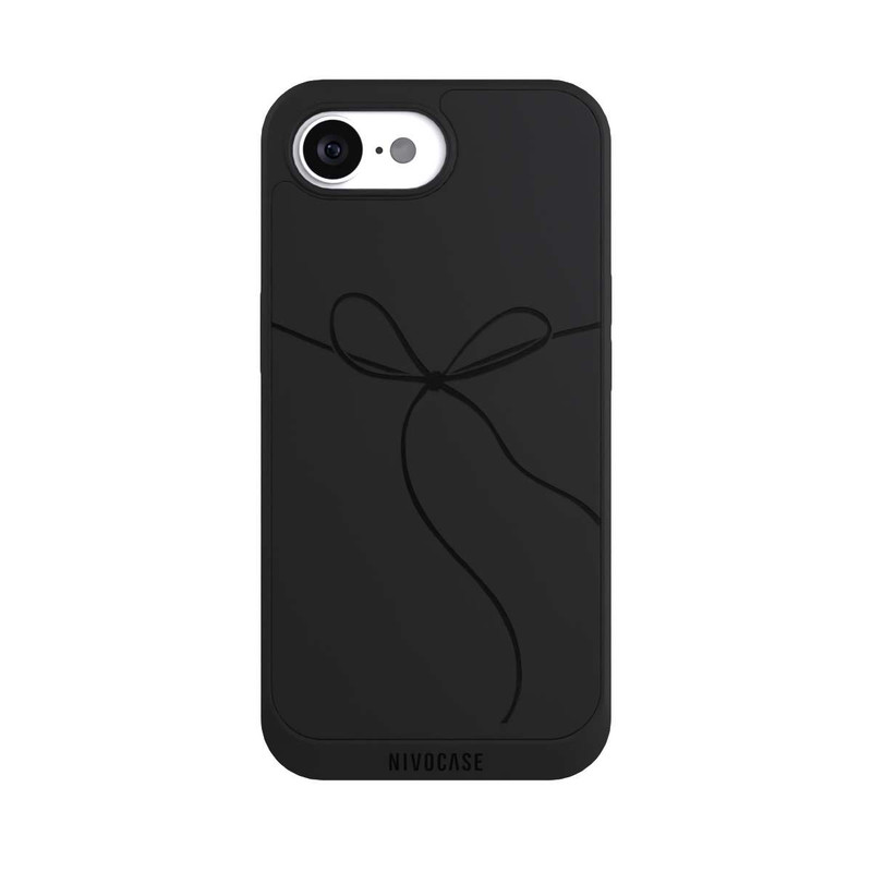 iPhone 16e NIVOpure Bow Tie Black transparent