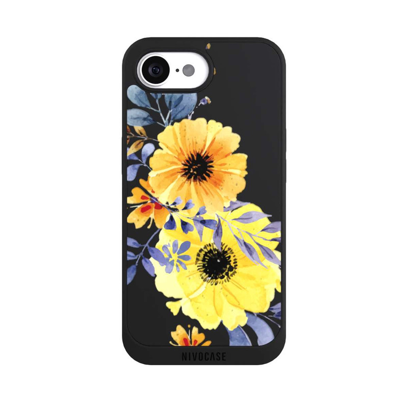 iPhone 16e NIVOpure Gelbe schwedische Blumen