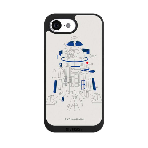 Apple iPhone 16e NIVOpure R2D2 Explosionszeichung - StarWars 8