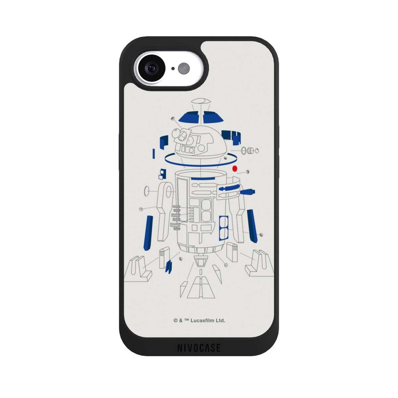 iPhone 16e NIVOpure R2D2 Exploded Drawing - StarWars 8