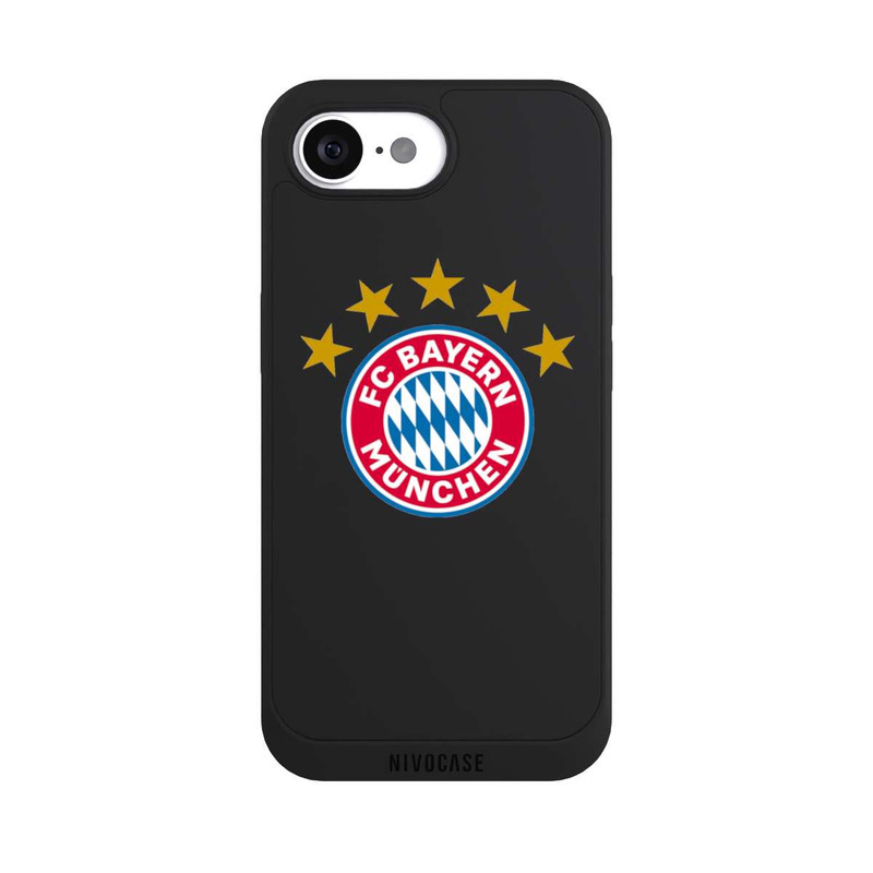 iPhone 16e NIVOpure FCB Logo with stars - transparent