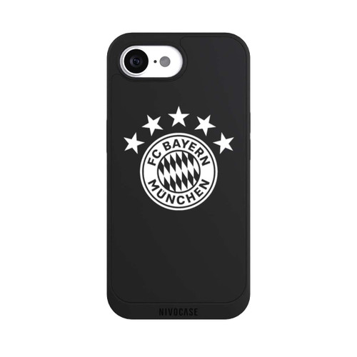 Apple iPhone 16e NIVOpure FCB Logo einfarbig mit Sternen - ohne Hintergrund