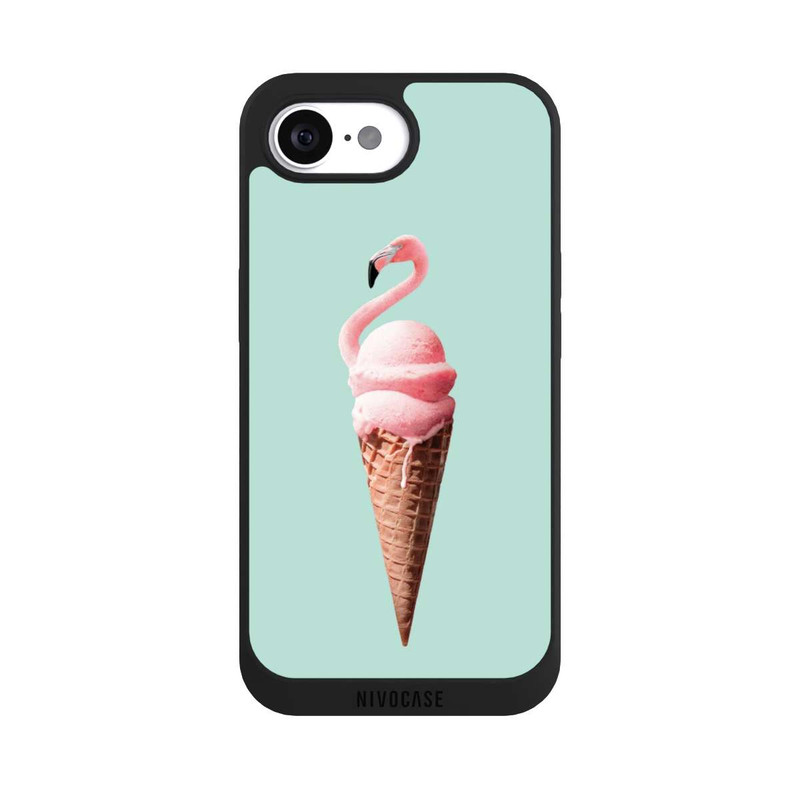 iPhone 16e NIVOpure Flamingo ice cream
