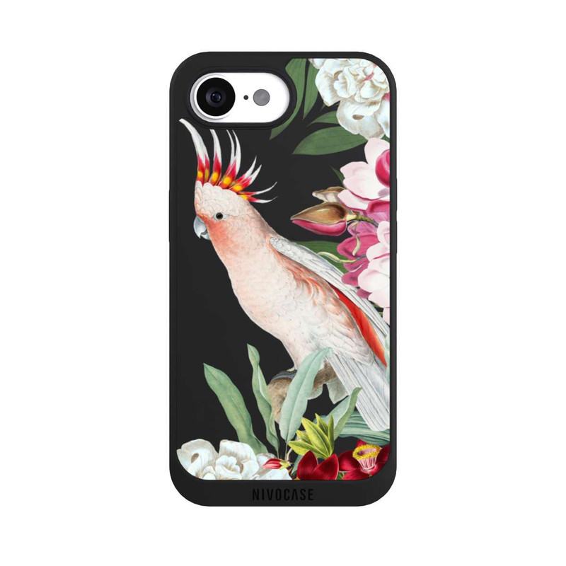 iPhone 16e NIVOpure Parrot Flowers