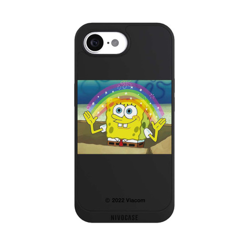 Apple iPhone 16e NIVOpure Spongebob - Rainbow Meme transparent