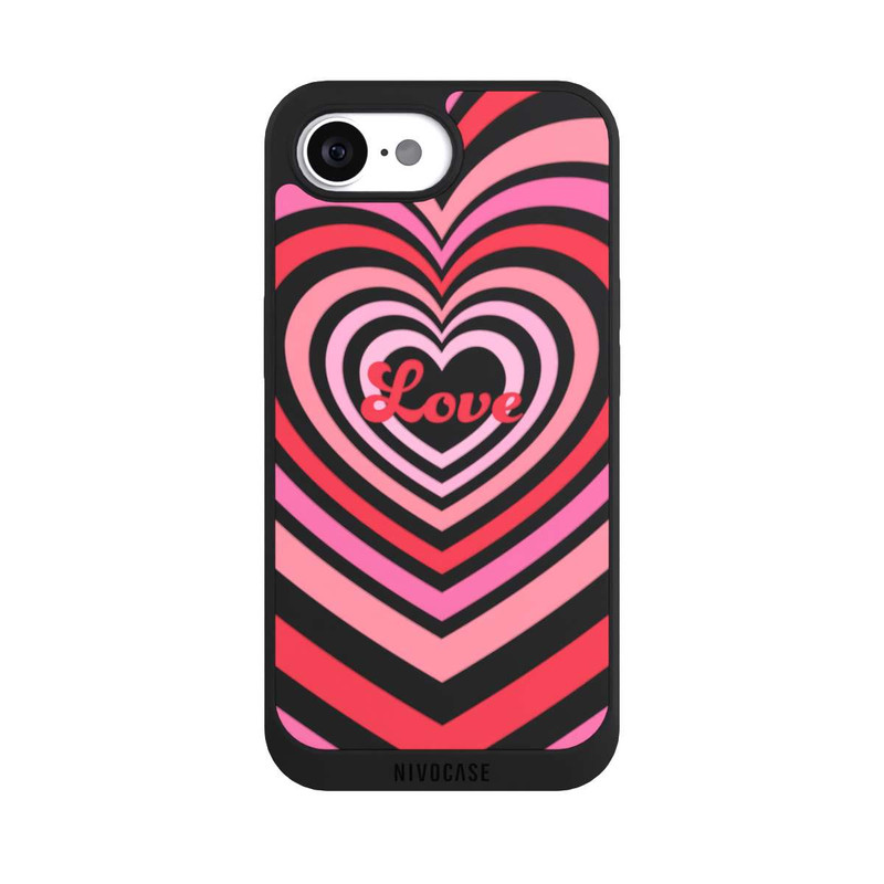 iPhone 16e NIVOpure Love Rotschattierungen
