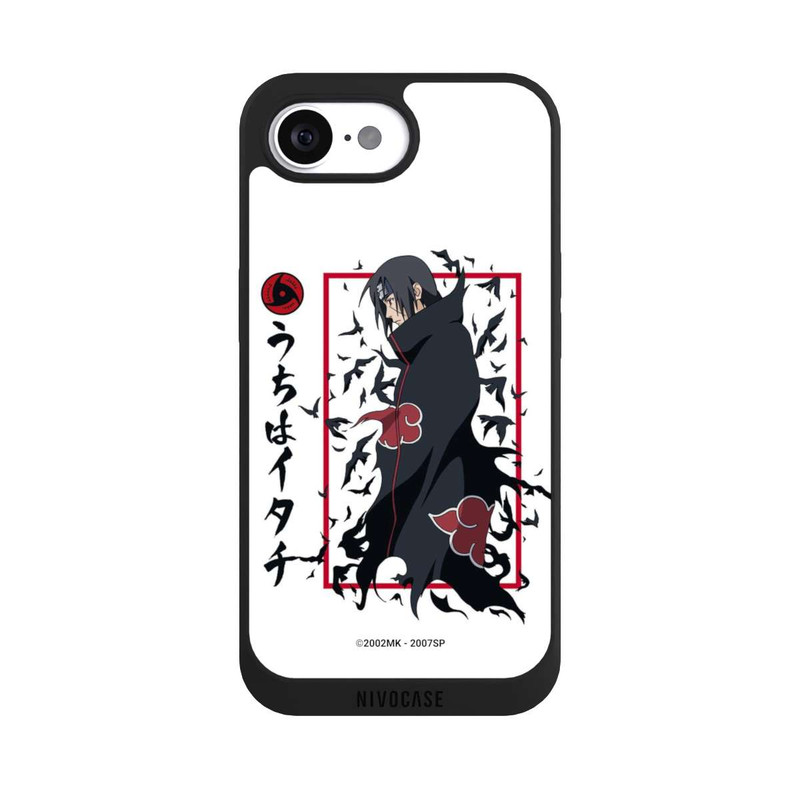 iPhone 16e NIVOpure Itachi Krähen Weiß